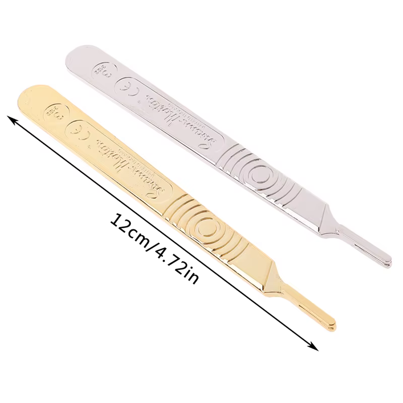Outils à main de gravure de poignée de scalpel, lame adaptée, générateurs en acier inoxydable, génér