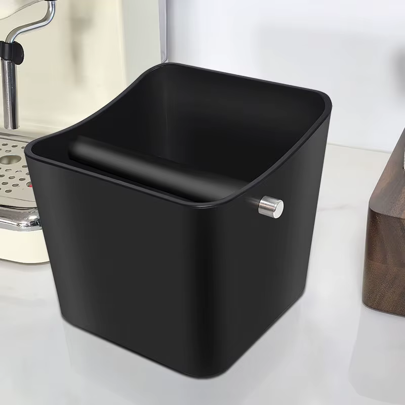 Boîte à tarauder expresso avec tige taraudeuse amovible et base antidérapante pour gâteaux expresso,