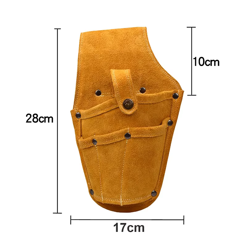 Étui pour perceuse en peau de vache, sac à outils de taille, ceinture électrique Durable, pochette à