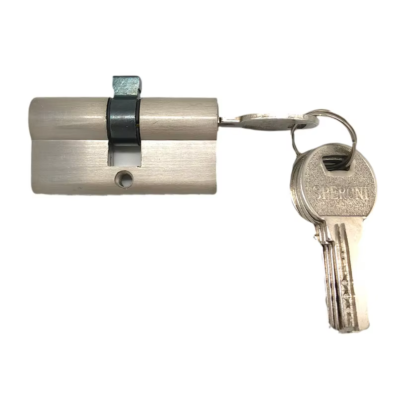 Serrure de porte en laiton à noyau allongé, Double serrure de sécurité pour porte fenêtre 60 70 80 9