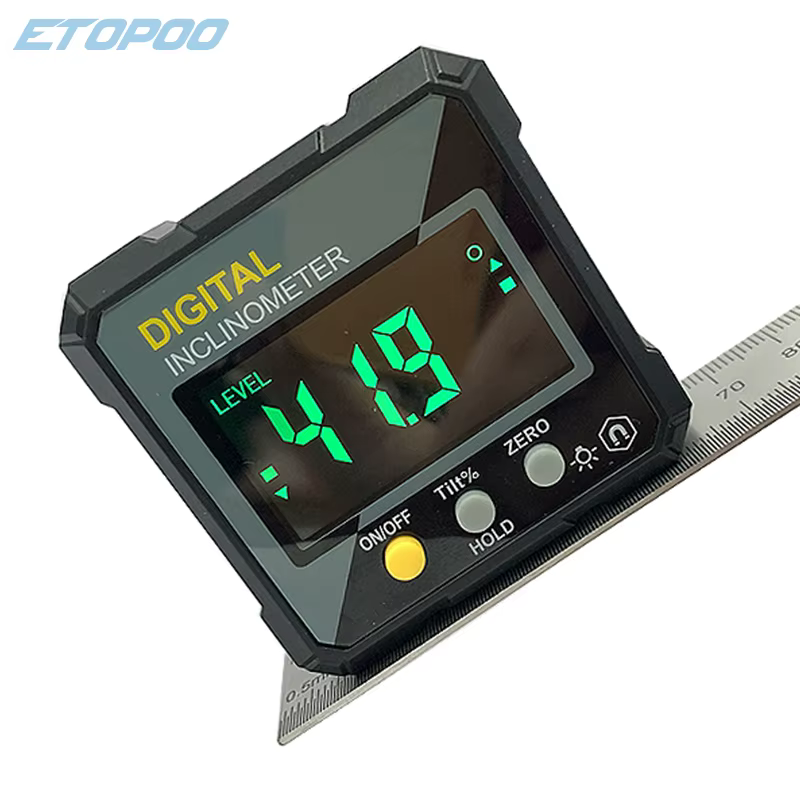 ETOPOO Niveau électronique numérique Fnder d'angle numérique 4*90 °   Inclinomètre magnétique rappor