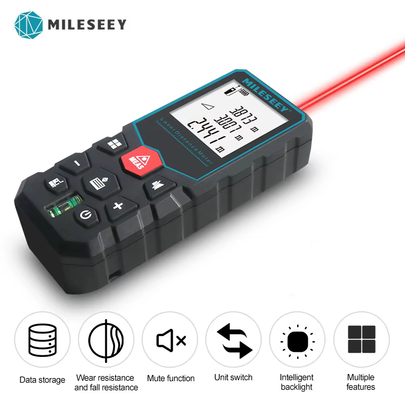 Mileseey MINI télémètre Laser X5 X6 télémètre télémètre tenu dans la main mesure des trènes Angle pr