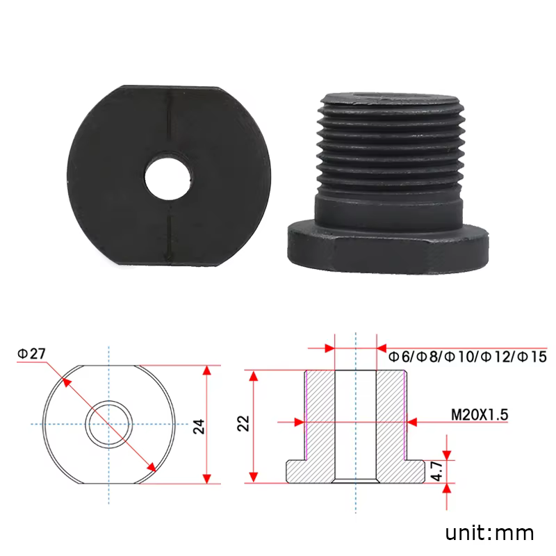 Douille de forage de gabarit de chevilles pour le travail du bois, 6-15mm, trou de poche, manchon de