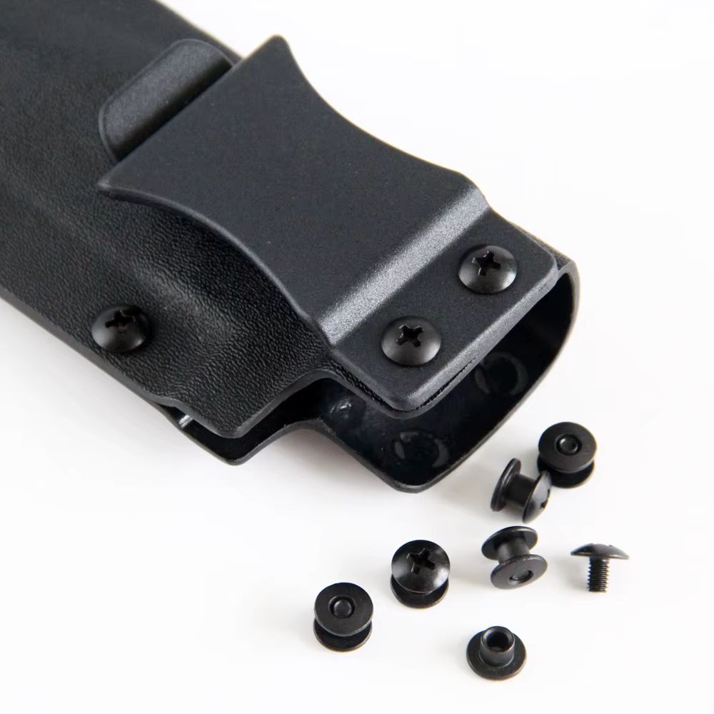 Kit de vis à tête transversale pour vis Chicago, 100 pièces, en acier noir, pour bricolage, gaine de