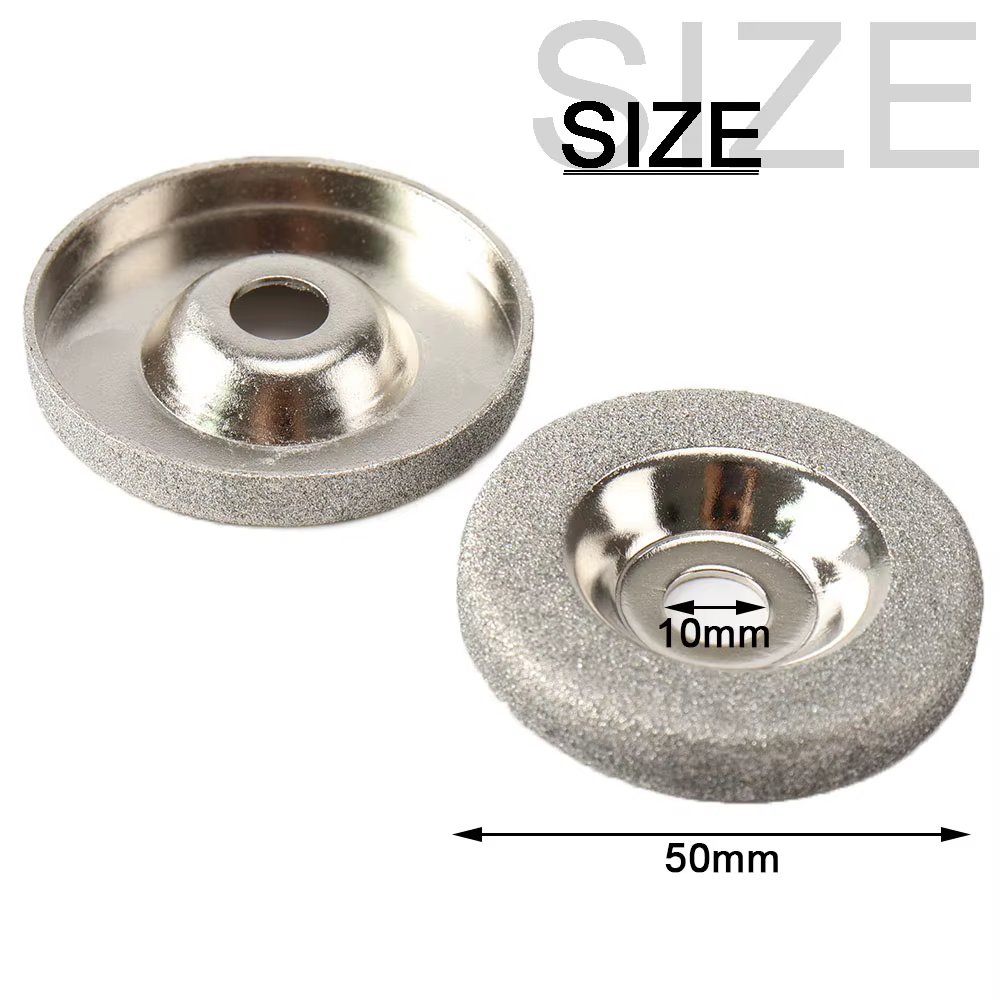 50mm diamant meule tasse 2 "émery fraise pour rectifieuse accessoires outil de meulage rotatif grain