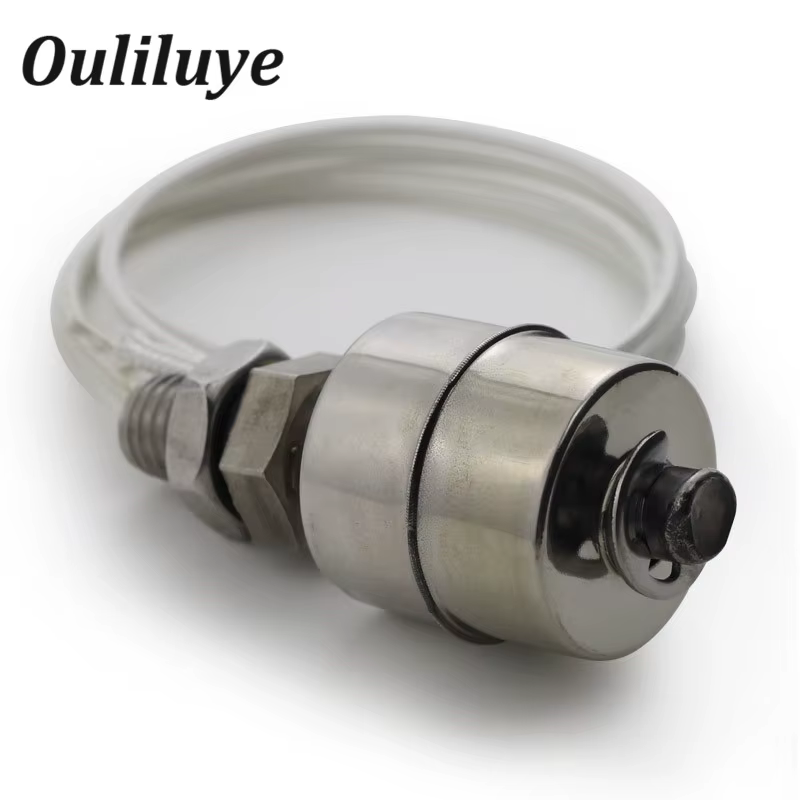Commutateur de capteur de flotteur interne automatique, niveau d'eau liquide vertical en acier inoxy