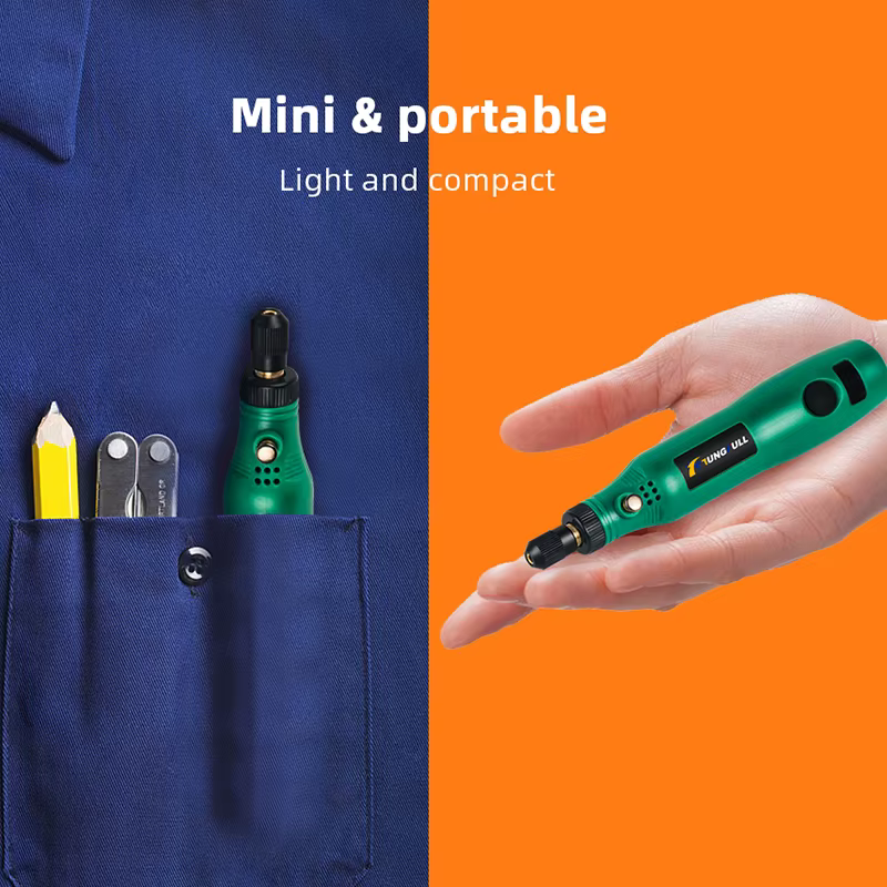 Mini outil rotatif perceuse sans fil, pour graveur Dremel sans fil perceuse électrique gravure sans
