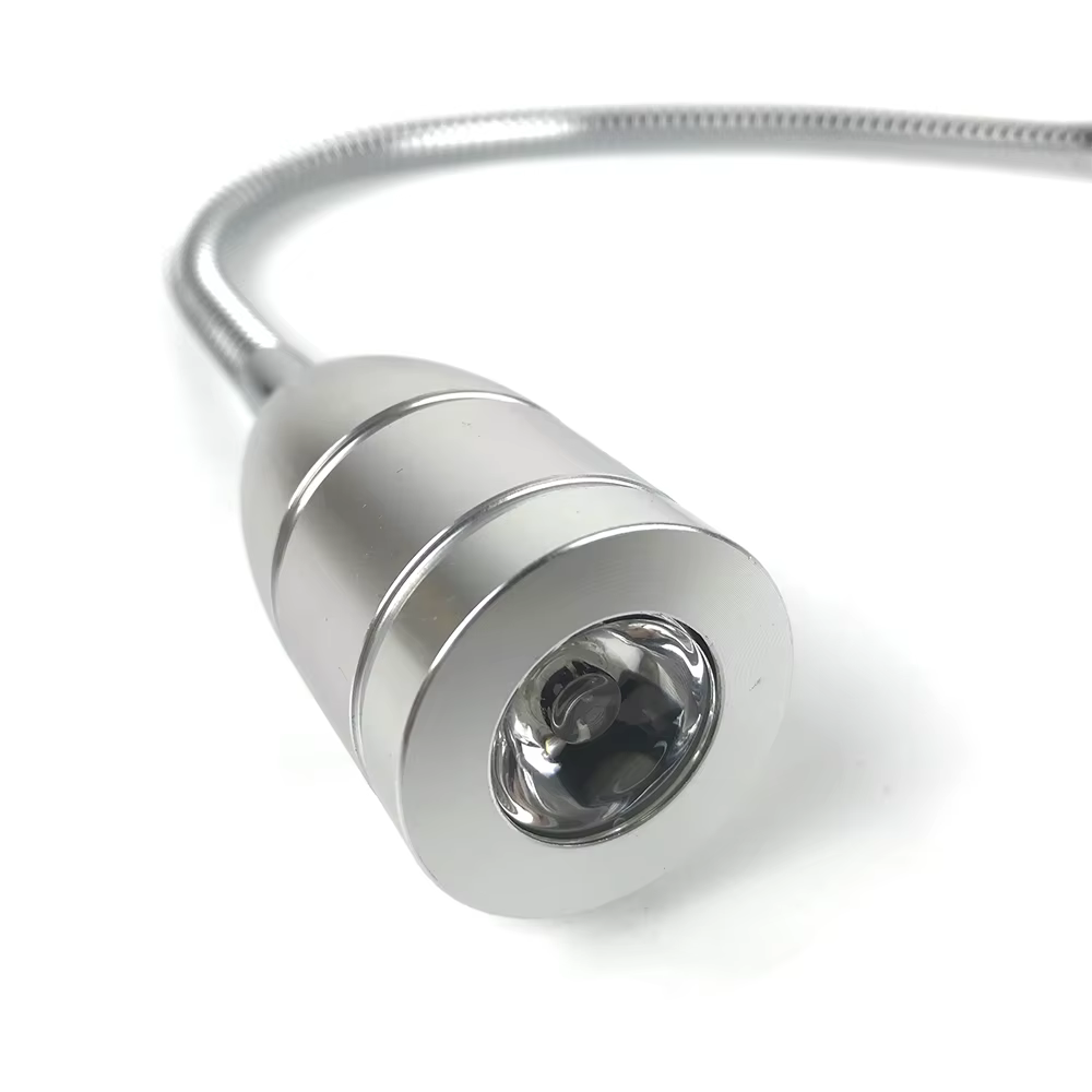 1W 3W AC 12V 24V 220V LED outil lumière Flexible 30cm LED atelier lampe de travail argent pour CNC M