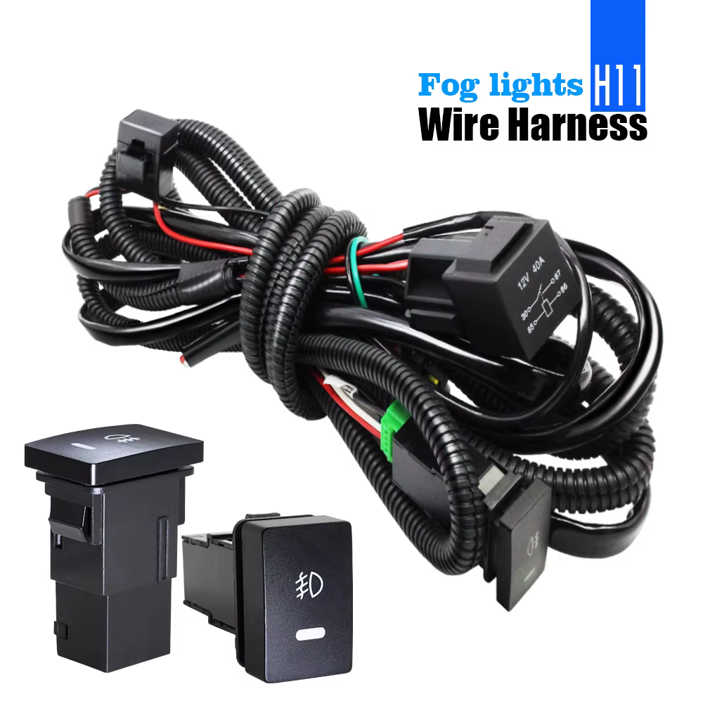 Assemblage de phares antibrouillard à LED pour Ford Ranger, feux diurnes Angel Eye, DRL, 30W, H11, 1