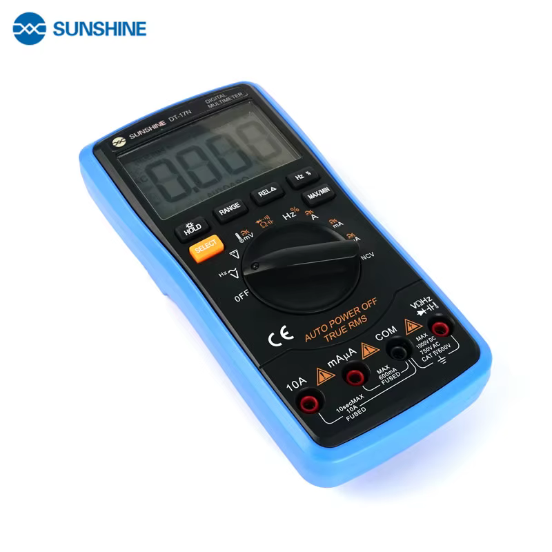 SUNSHINE DT-17N multimètre à affichage LCD à plage automatique multimètre numérique testeur d'instru