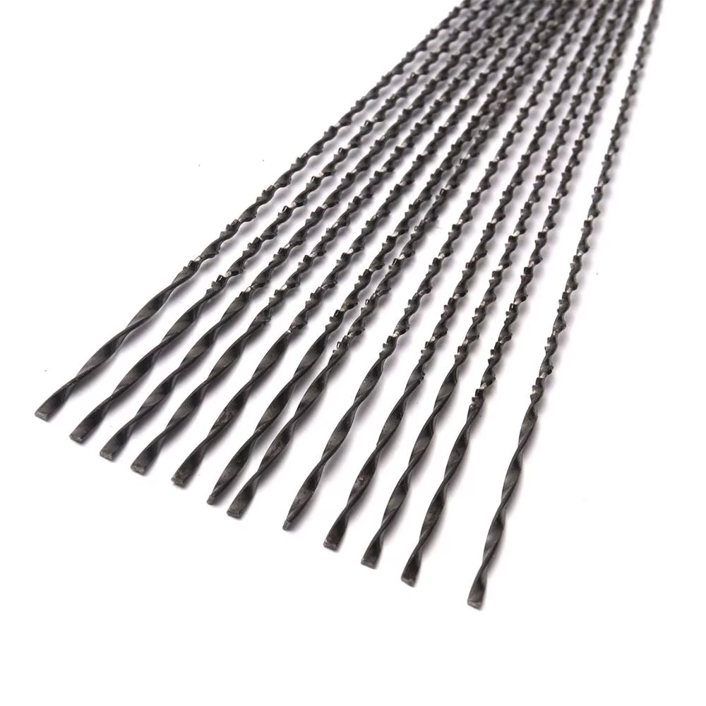 10 pièces 130 mm 2 # /3 # /7 # /8 # Lames de scie à chantourner dents en spirale lames de scie à b