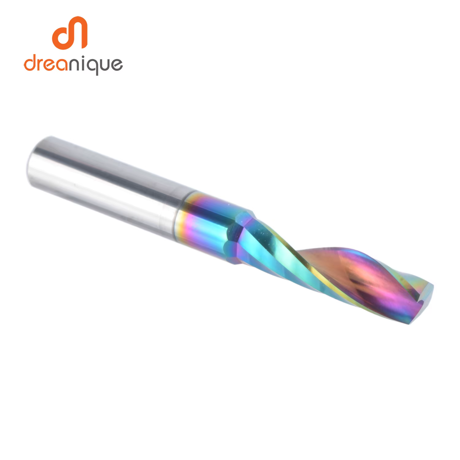 1 pièce Fraise spirale en carbure à une dent AAAAA 3.175, 4, 5, 6 mm pour aluminium, gravure 3D, tra