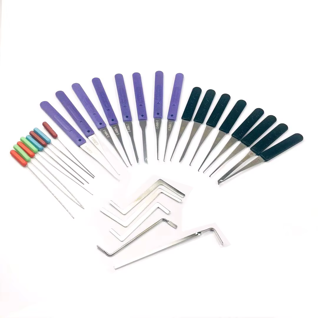 Kit d'outils flacon de serrurier pour la famille, clé cassée, ensemble d'outils de retrait avec tens