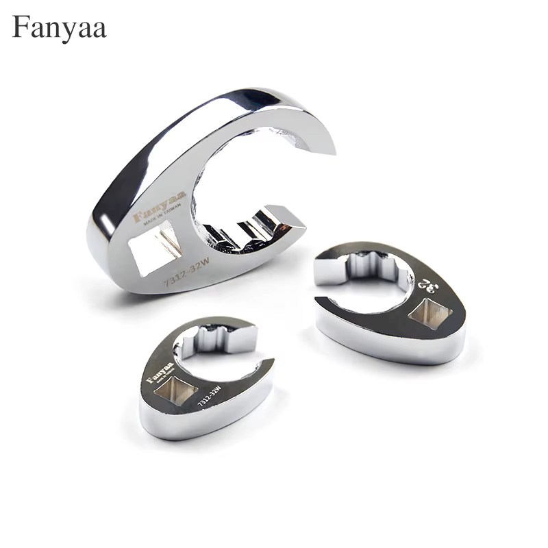 Fanyaa – outil de serrage à écrou évasé, tête de clé à tube à extrémité ouverte prune 1/2 pouces 20-