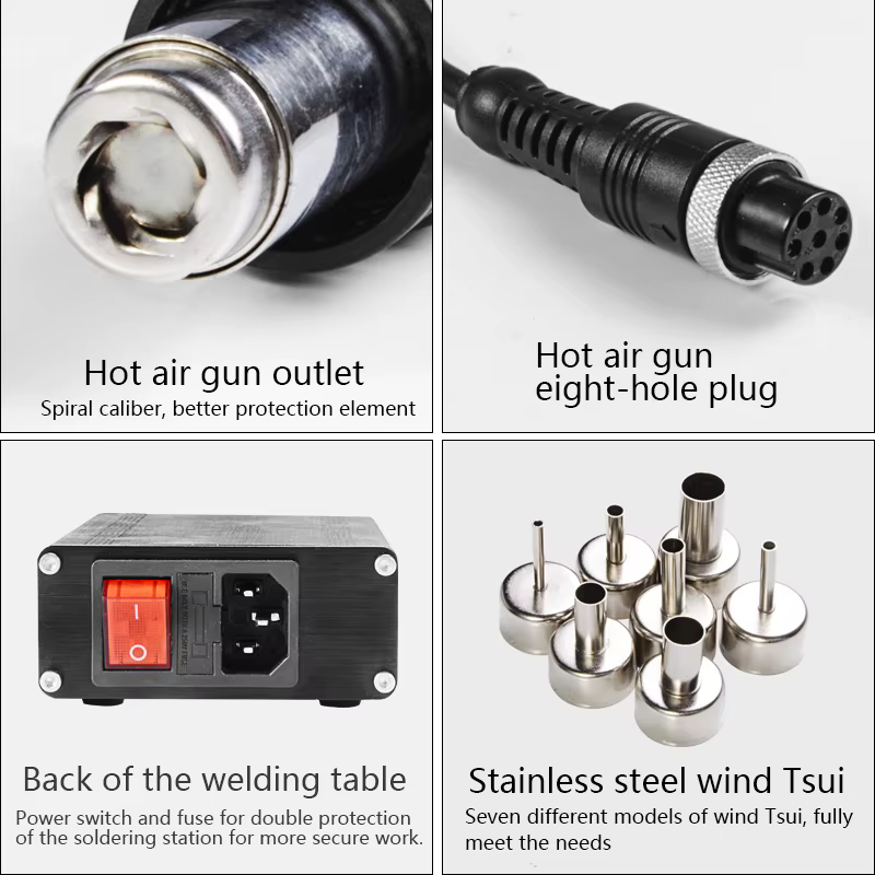 Pistolets thermiques T12, affichage numérique OLED, Station de soudage de température, Portable, ret