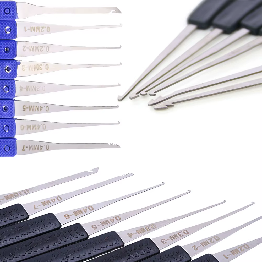 Kit d'outils flacon de serrurier pour la famille, clé cassée, ensemble d'outils de retrait avec tens