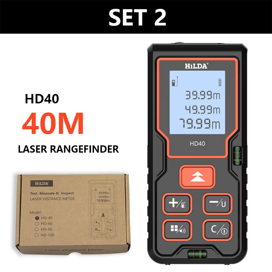 HILDA-Télémètre laser, télémètre, télémètre à bande laser, bâtiment, 120m, 100m, 120m