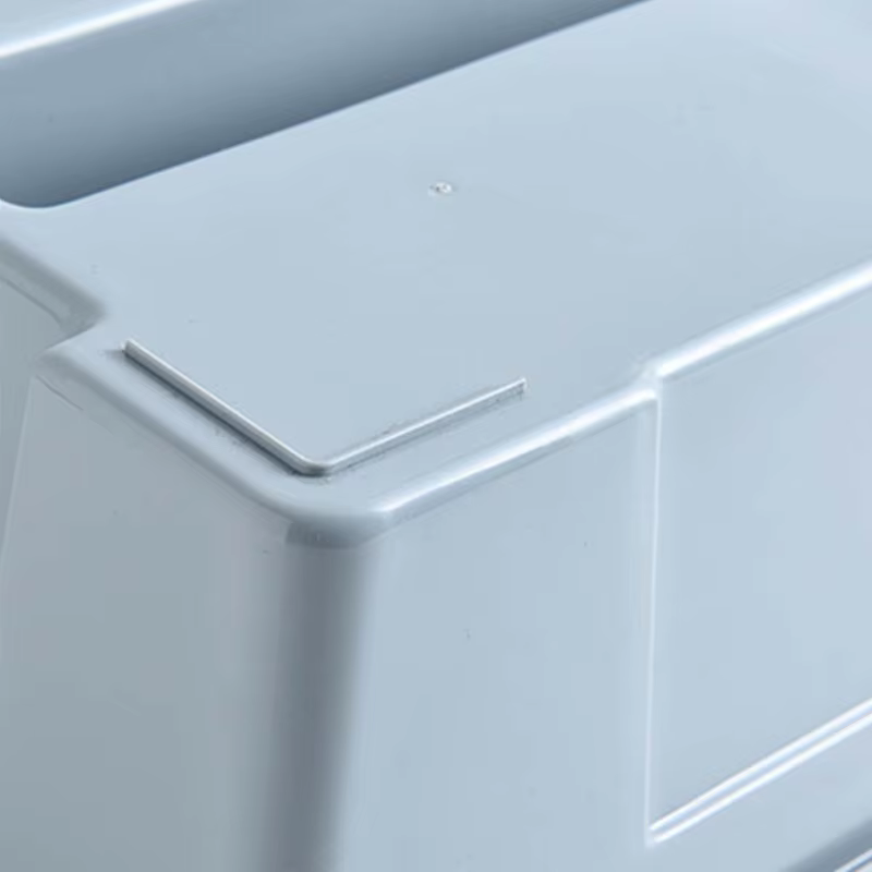 Boîte à outils Portable en plastique avec poignée, boîte de rangement à outils avec 2 séparateurs, A