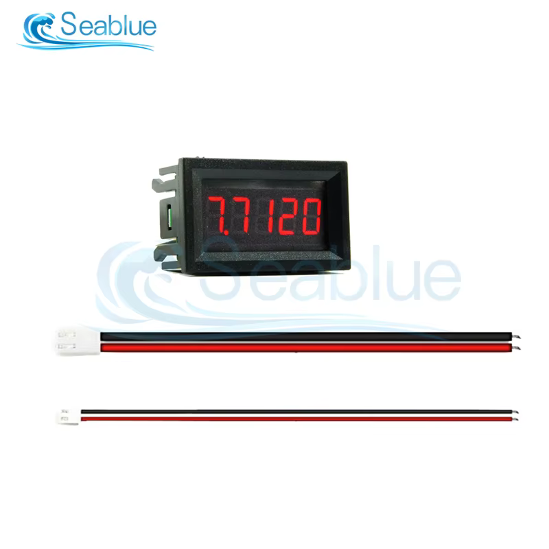 0.56 pouces 4 fils 5 chiffres haute précision LED DC ampèremètre numérique 50mA compteur de courant 