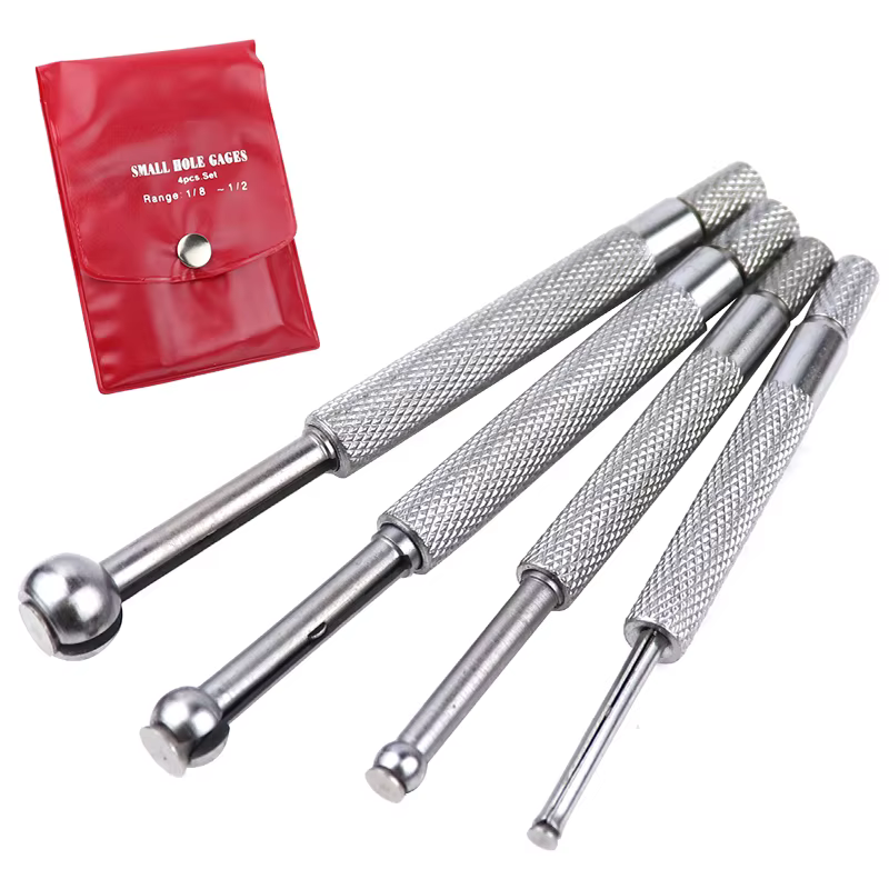 Jeu de jauges à petits trous, type à bille télescopique, jauge d'alésage de trou, outils de jaugeage