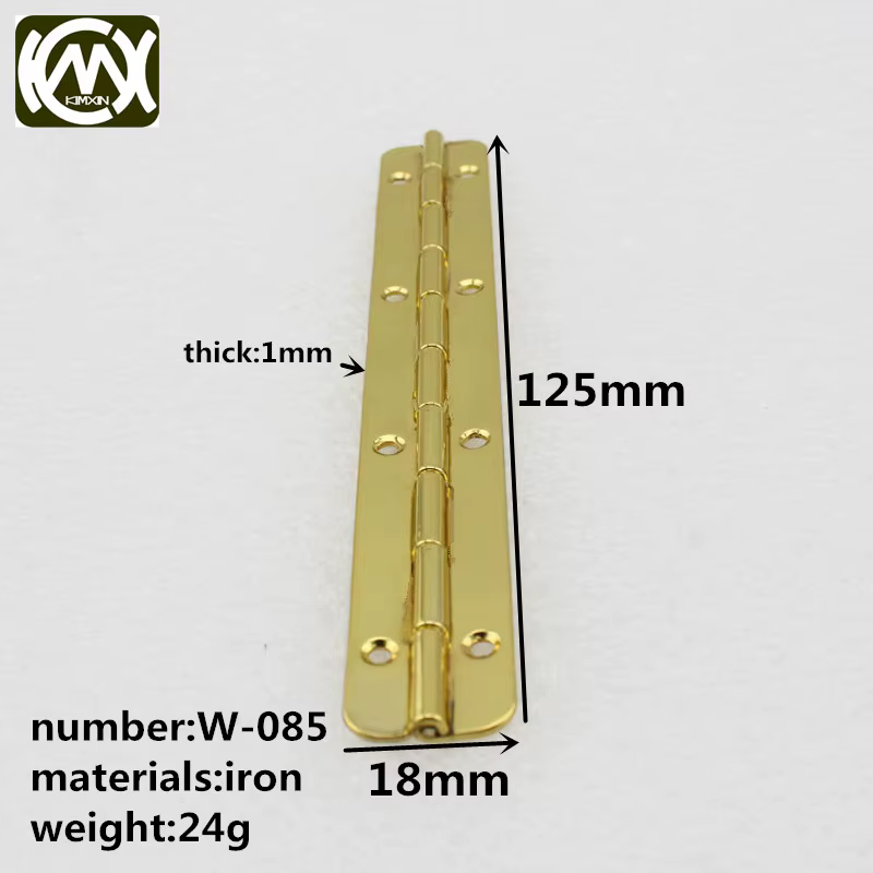 W-085 10 pièces 125mm*18mm Charnières pour boîtes en bois, livraison rapide, assurance qualité, frai