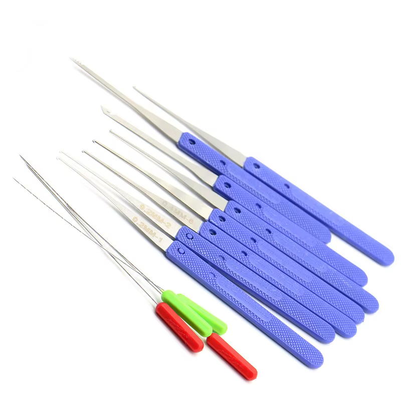 Kit d'outils de serrurier 12 pièces pour l'extraction de clés cassées, crochets de retrait de clés, 