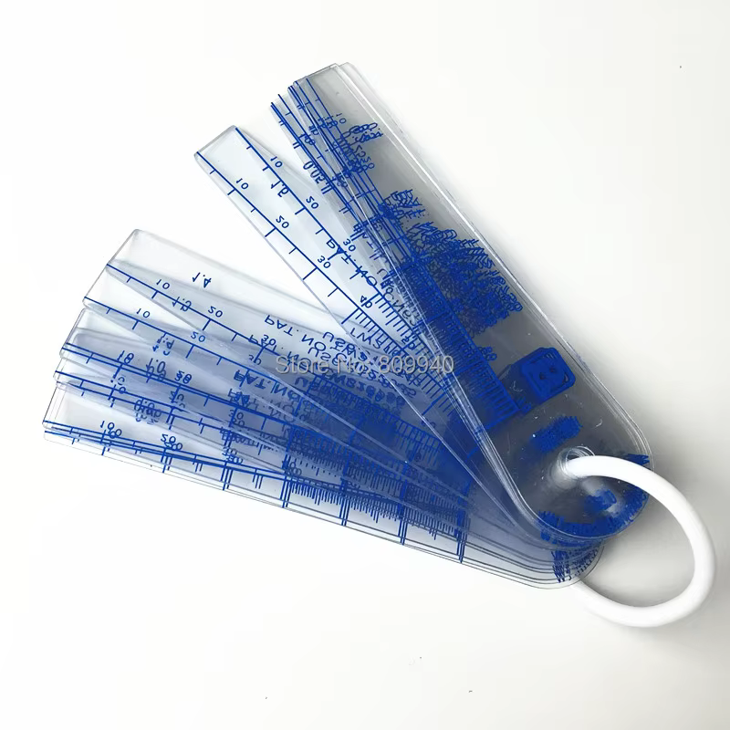 Jauge d'épaisseur en plastique Meaccelermeasurement, jauge d'épaisseur MeaccelerFiller, outils de me