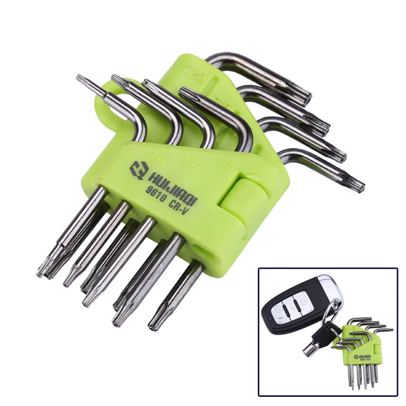 Jeu de tournevis Mini Torx 8 en 1 T5 T6 T7 T8 T9 T10 T15 T20, ensemble d'outils de réparation