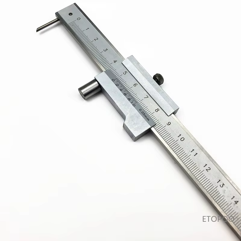 Pied à coulisse de marquage 0-200mm avec traceur en carbure, règle de jauge de marquage parallèle, I