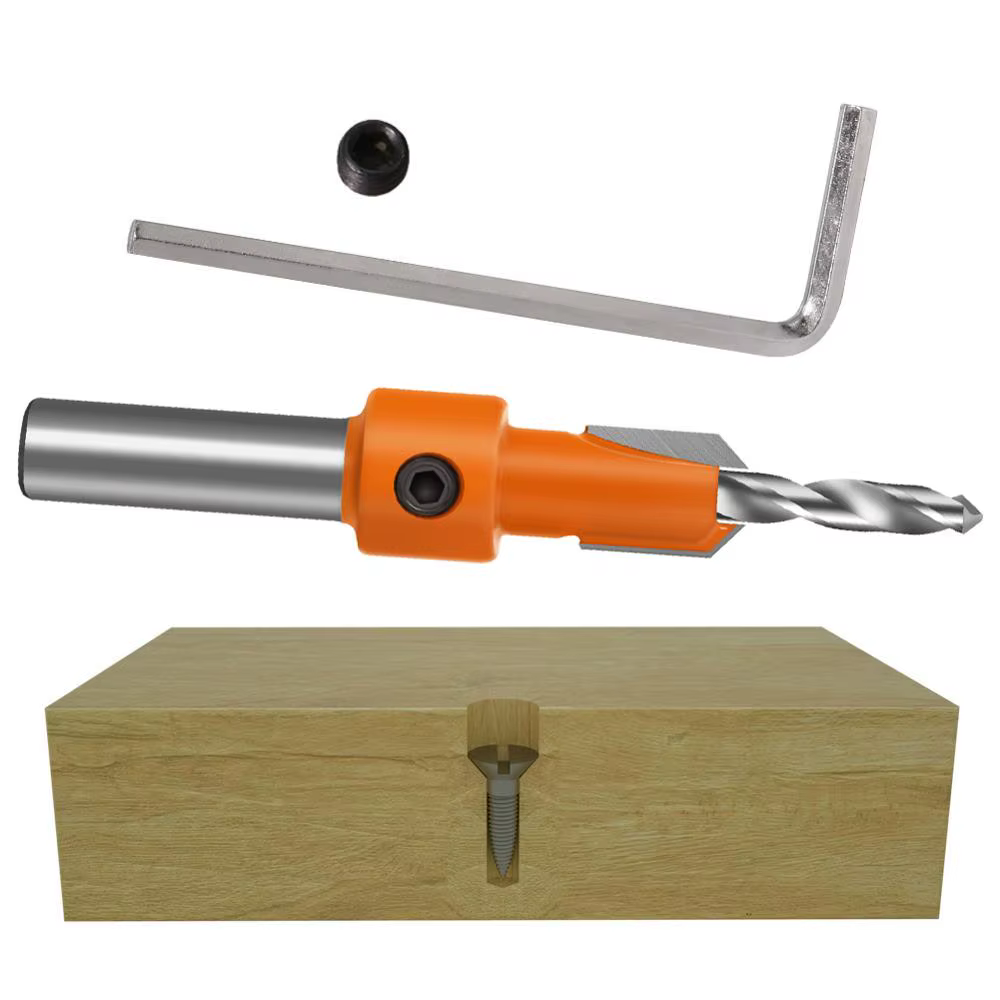 8mm tige HSS travail du bois fraise routeur Bit vis extracteur Remon démolition pour fraise à bois o