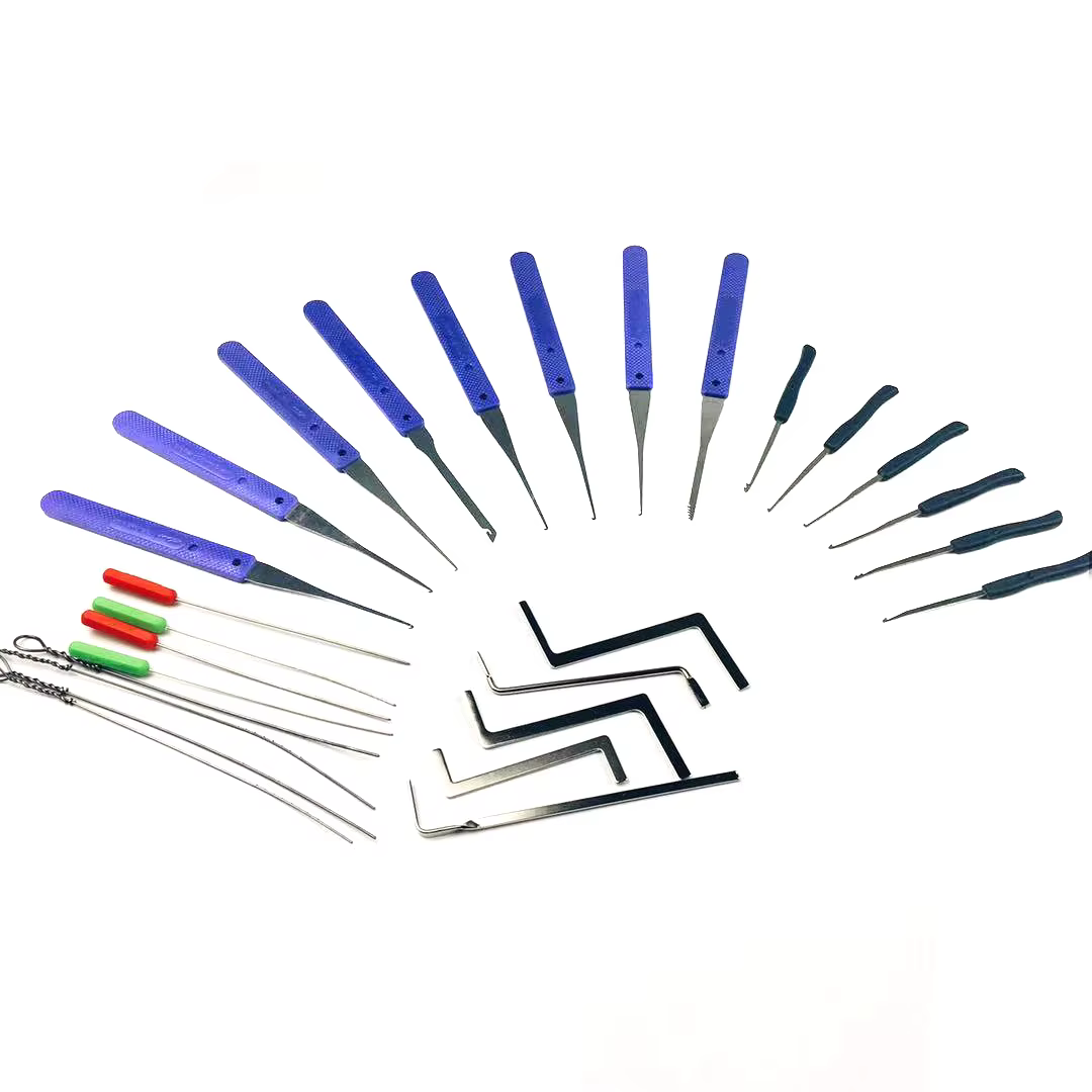 Kit d'outils flacon de serrurier pour la famille, clé cassée, ensemble d'outils de retrait avec tens