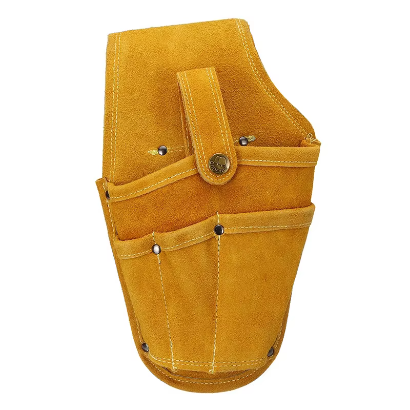 Étui pour perceuse en peau de vache, sac à outils de taille, ceinture électrique Durable, pochette à