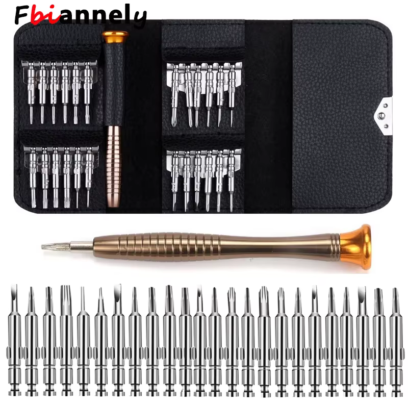 Jeu de tournevis Torx 25 en 1, ensemble d'outils de réparation d'ouverture multifonctionnels, tourne