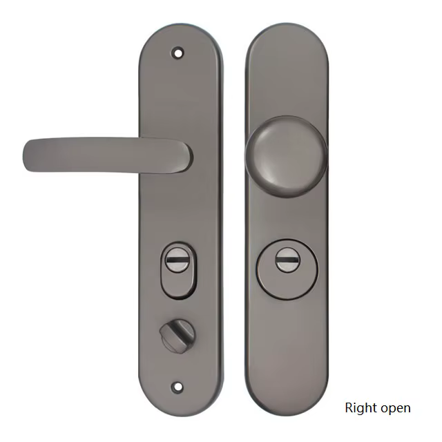 Poignée de porte d'entrée à mortaise antivol universelle, boule de sécurité anti-télémétrie, serrure