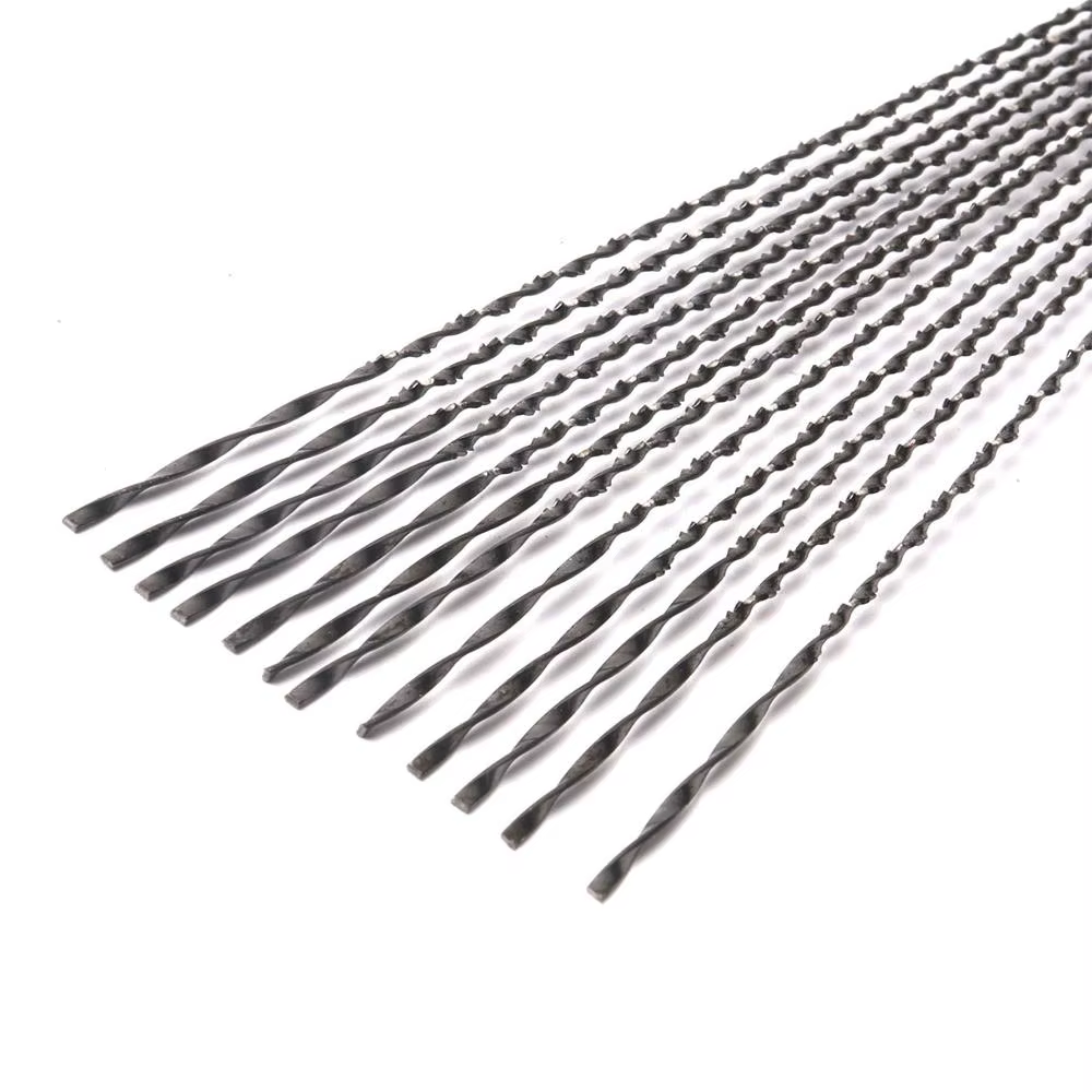 10 pièces 130 mm 2 # /3 # /7 # /8 # Lames de scie à chantourner dents en spirale lames de scie à b