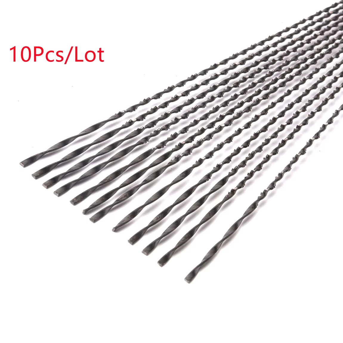 10 pièces 130 mm 2 # /3 # /7 # /8 # Lames de scie à chantourner dents en spirale lames de scie à b