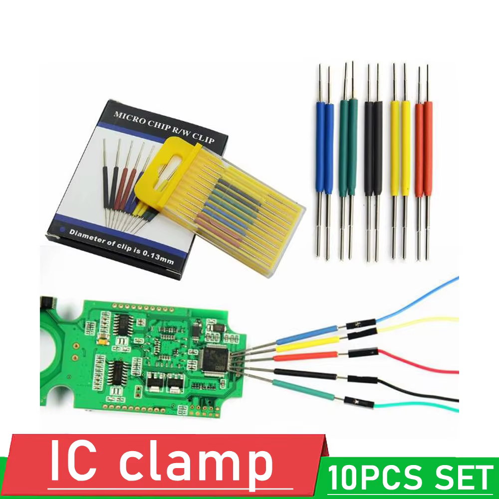 10 pièces puce universelle micro IC pince SOP SOIC TSOP MSOP SSOP SMD IC Test pince broche prise ada
