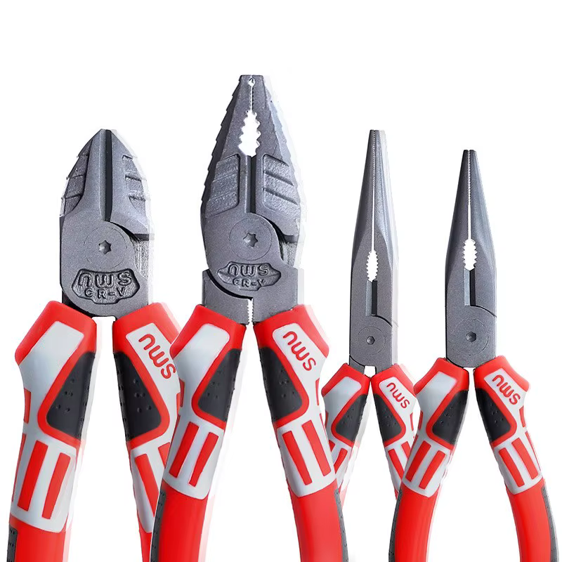 Coupe-fil multifonctionnel 6 ''/7''/8 ", pince d'électricien allemand, tête de serrage épaisse, outi