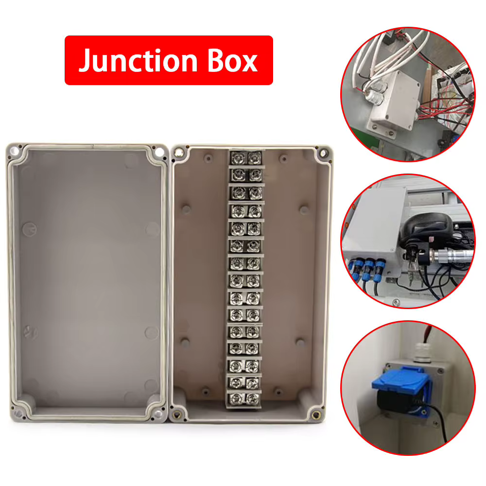 Boîte de rangement électronique étanche, boîtier en ABS pour l'extérieur