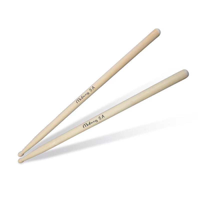 Baguettes de batterie en bois d'érable pour débutants, marteau, instruments de musique, 5A, 7A, 1 pa