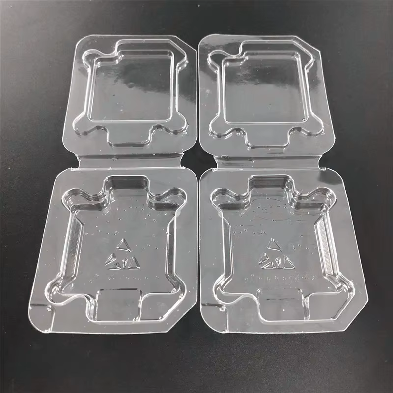 Boîtes de rangement transparentes pour processeur AMD, boîtier à clapet, protection en plastique pou