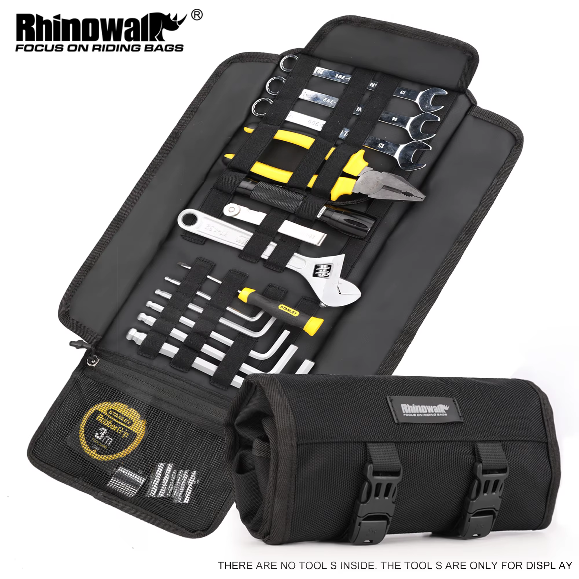 Rhinowalk – sac à outils pour moto, boîte à outils en rouleau, sac de selle, Kit de réparation Porta