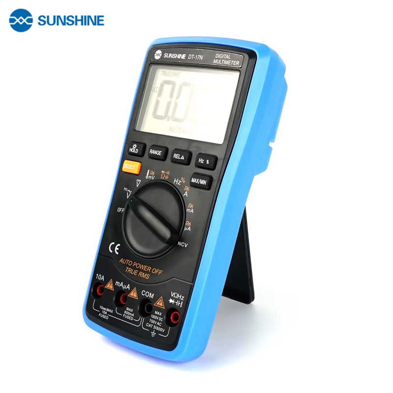 SUNSHINE DT-17N multimètre à affichage LCD à plage automatique multimètre numérique testeur d'instru