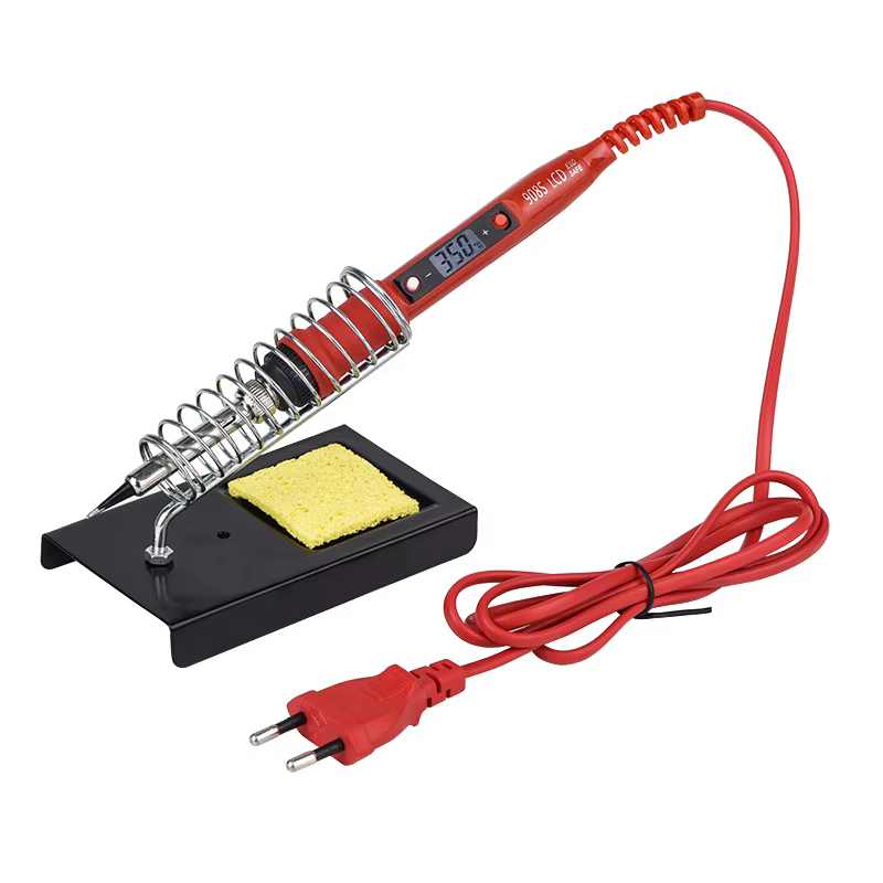 JCD-Kit de fer à souder à température réglable, 220V, 80W, LCD, outils de soudage, chauffage en céra