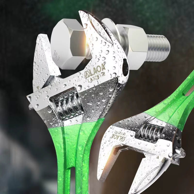 LAOA – clé à lumière réglable à grande ouverture, clé multifonctionnelle pour tuyau de salle de bain