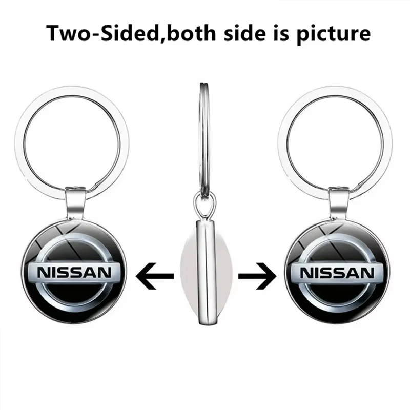 Nouveau porte-clés de voiture 2026 avec logo Nissan pour Sylphy Qashqai J11 Juke GTR Patrol Teana No