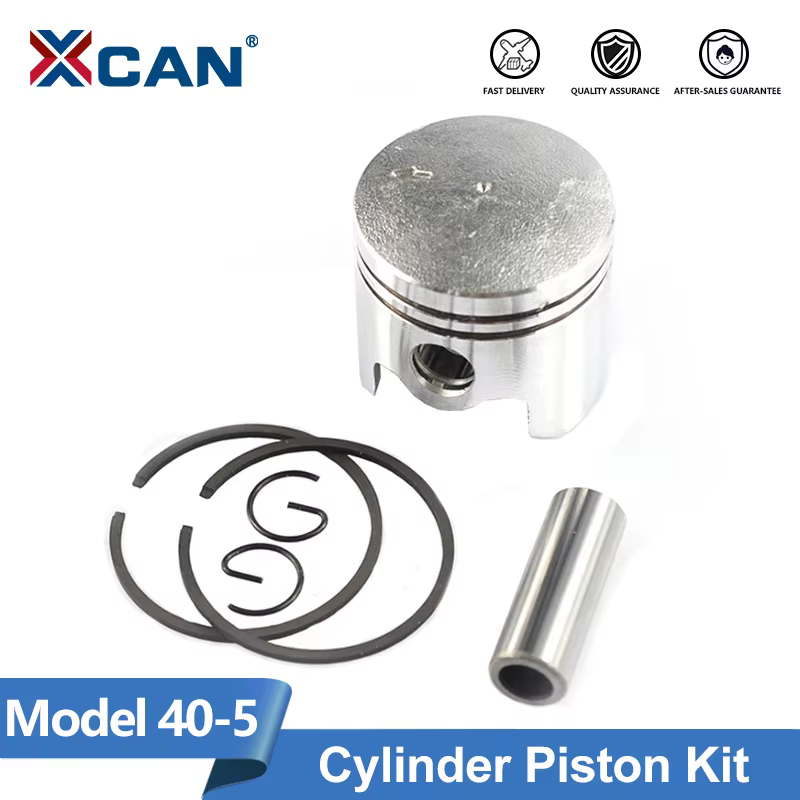 XCAN 40mm jeu d'anneaux de Piston brosse électrique tondeuse Kit de Piston adapté 40-5 43cc BC430 CG