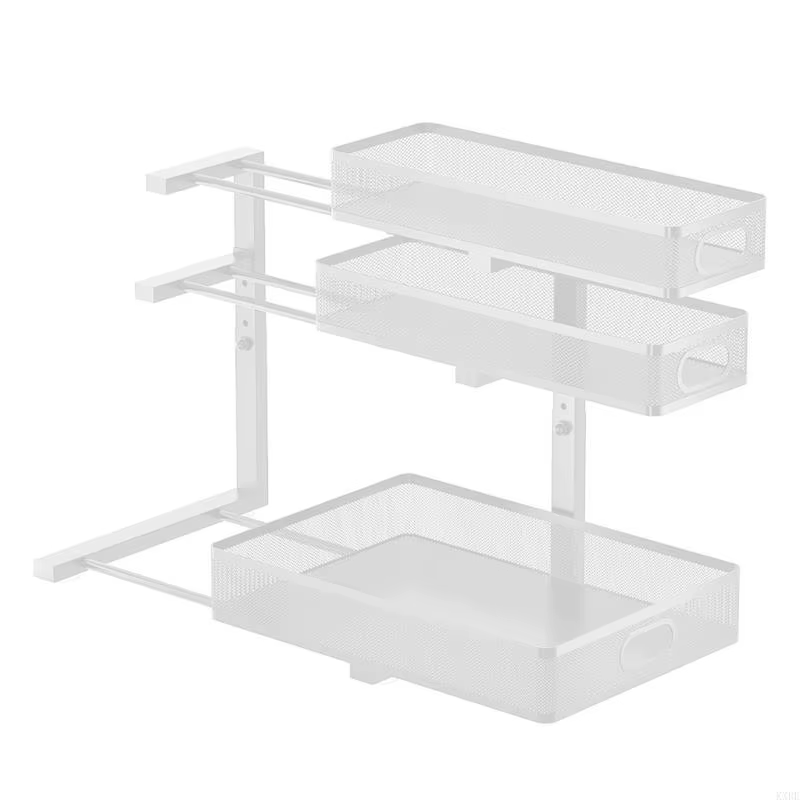 KXRE – système d'étagères sous le comptoir Large, espace rangement pour cuisine salle bain, avec con