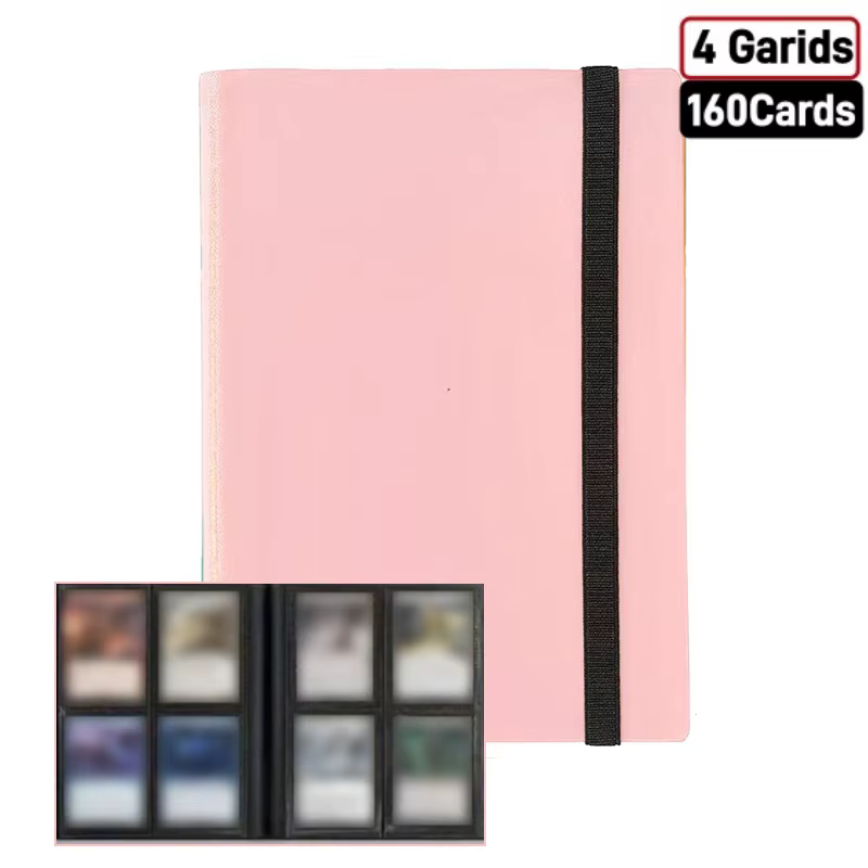 Classeur de cartes à collectionner à 4/9/12 pochettes - Contient 160-540 cartes - Couverture en PP d