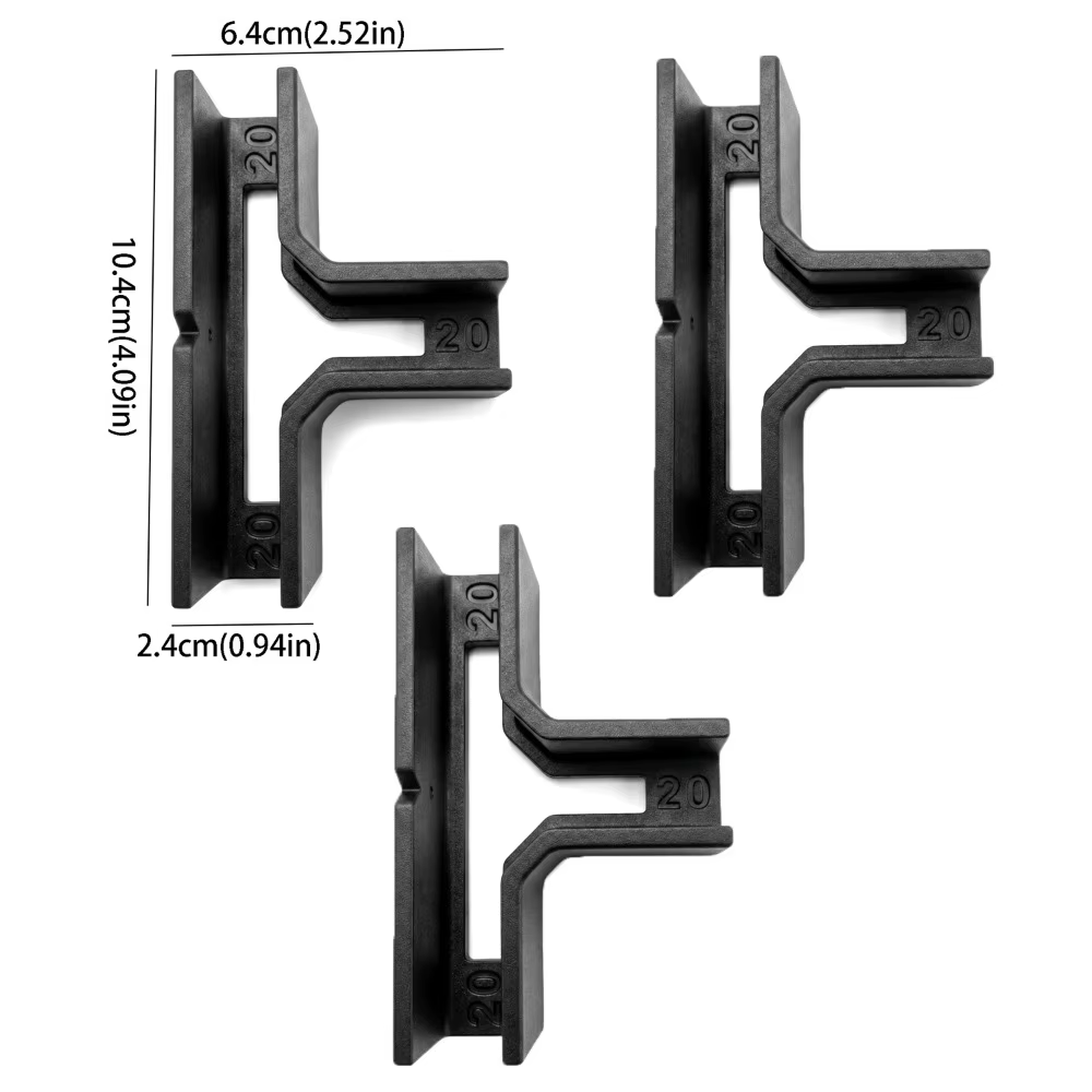 Support en bois épaissi en forme de T, fixation durable sans outil, installation rapide et facile, s